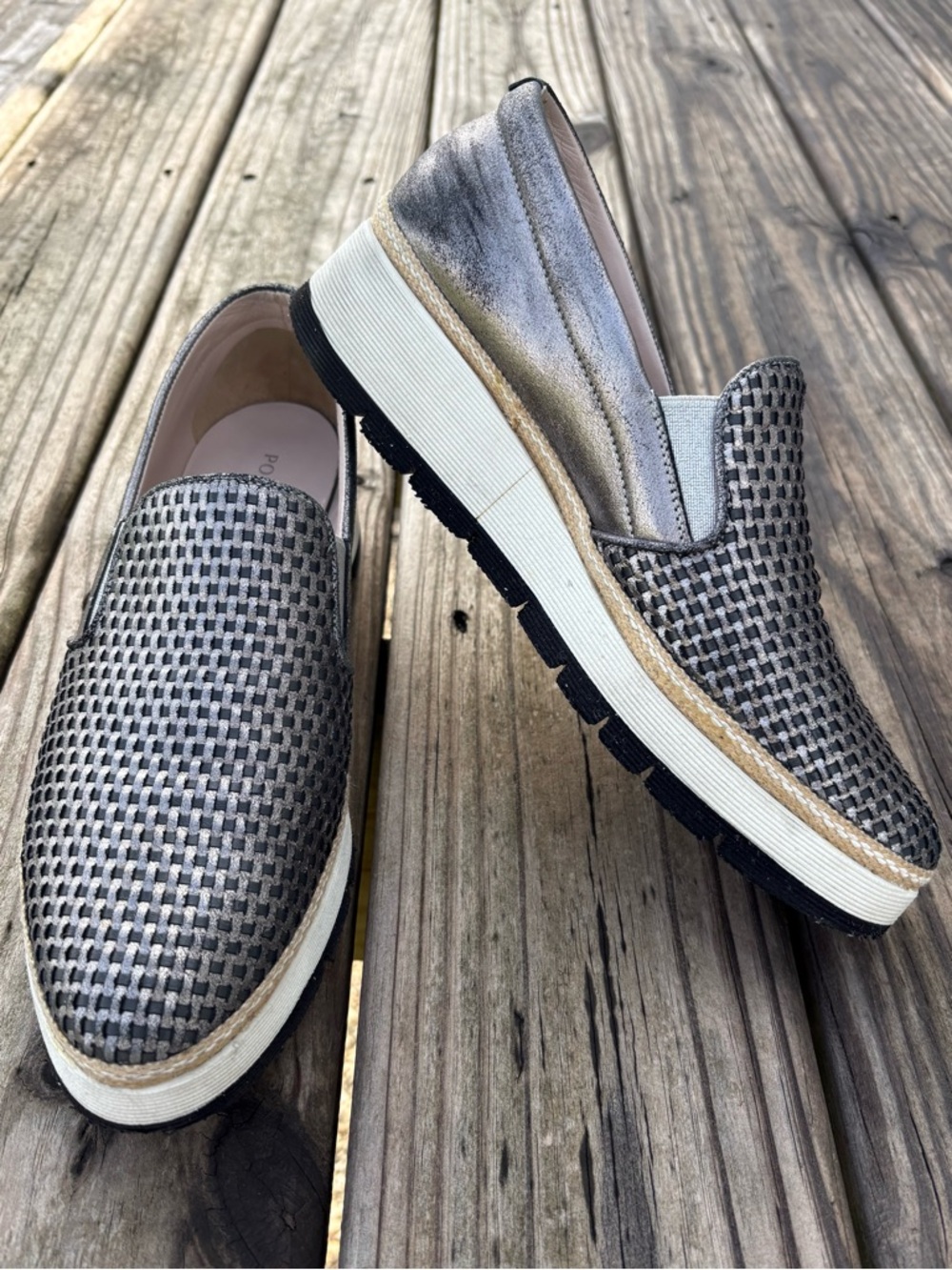 Pons Quintana Lyon Woven Leather Shoe